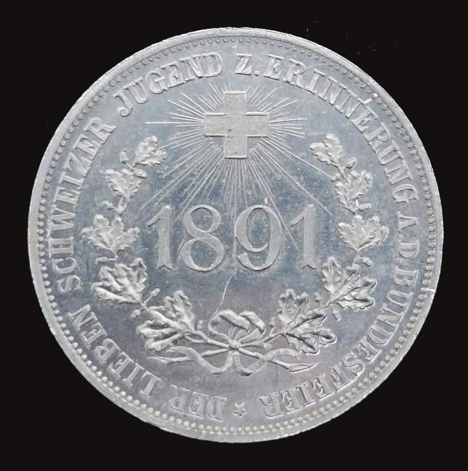 Jugend-Medaille a. d. 600jährige Eidgenossenschaft