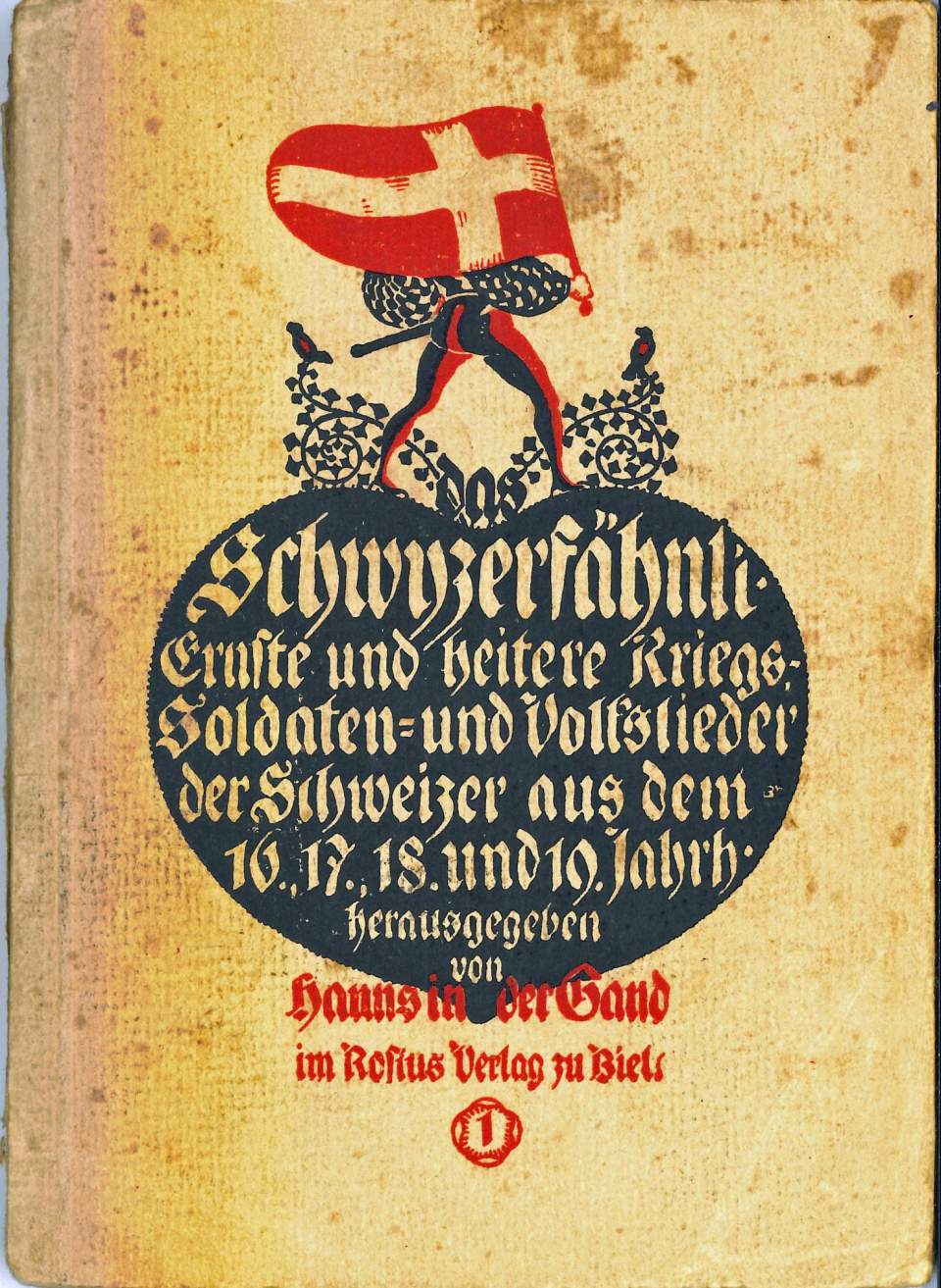 Liederbuch, Gesangbücher, das Schwyzerfähnli