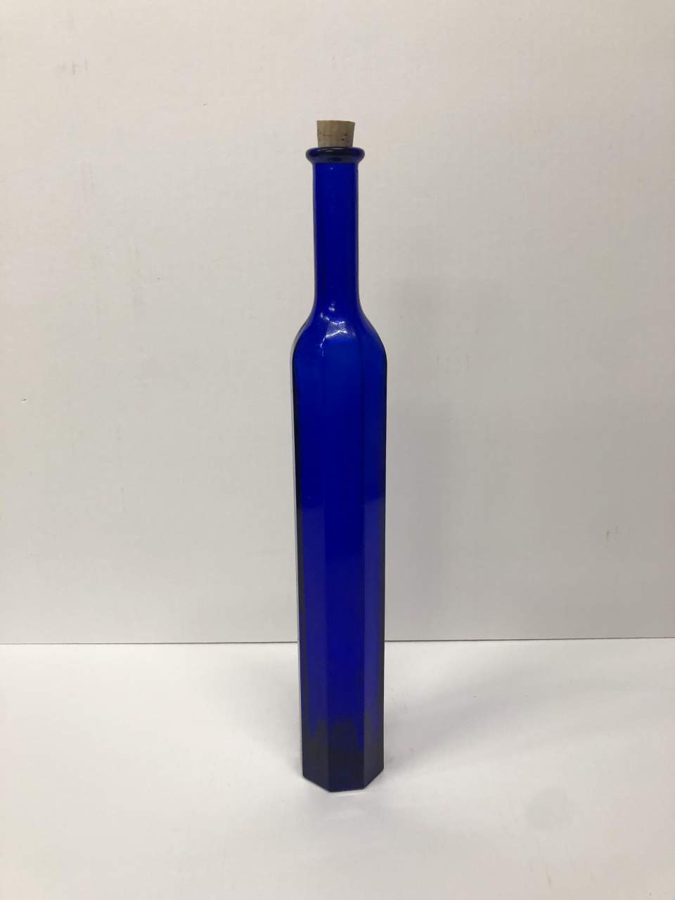 Sammlung von blauem Glas