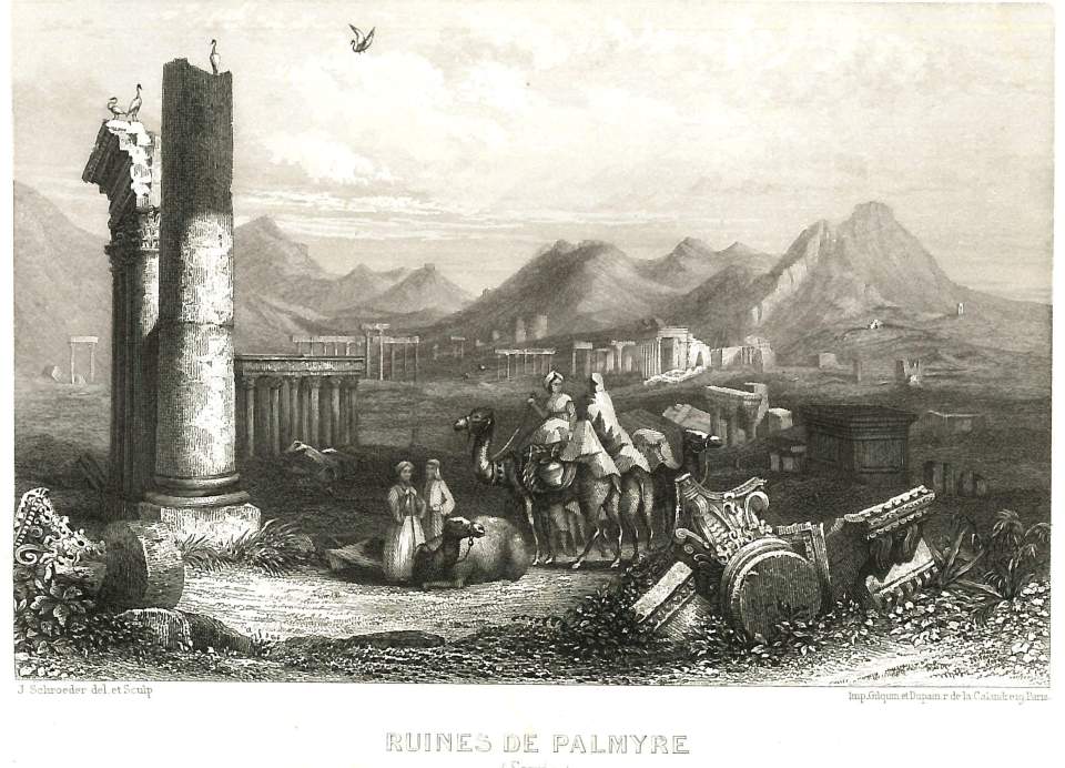 Grafik, Ruines de Palmyre (Syrie)