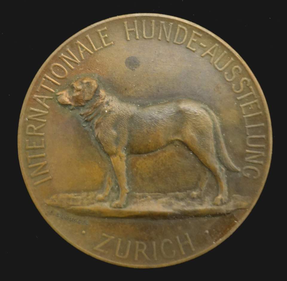 Medaille Kantonale Hundeausstellung, Zürich