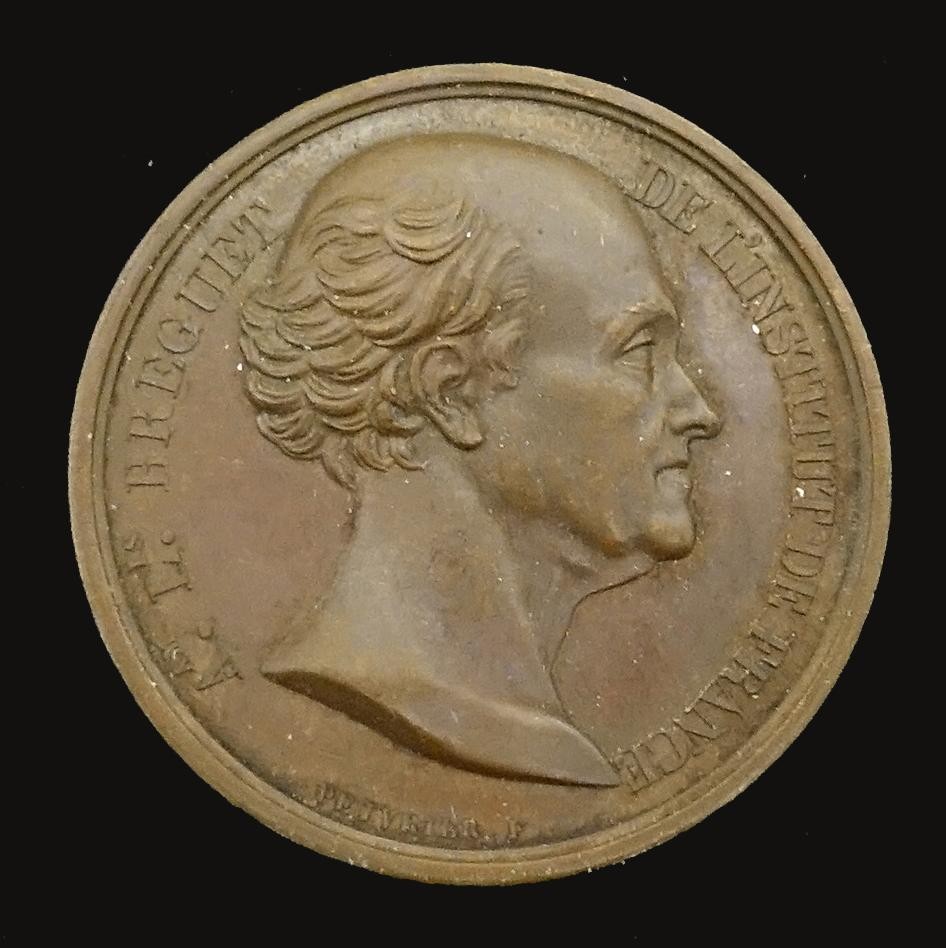 Medaille Abraham Louis Bregnet, Uhrmacher und -Fabrikant, Paris 
(1747 - 1823)