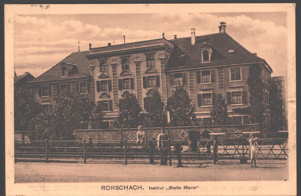 Ansicht Rorschach Institut Stella Maris, Ansichtskarte