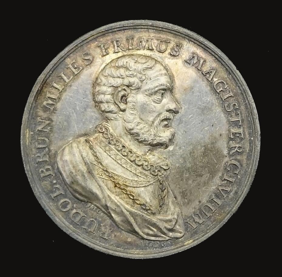 Medaille Rudolf Brun, Bürgermeister, Zürich