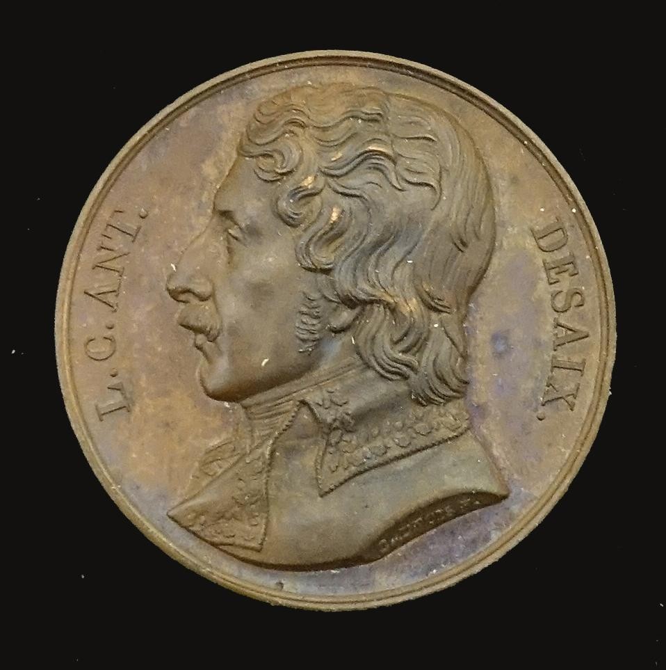 Medaille L. Ch. Ant. Desaix, General von Frankreich, 1768 - 1800