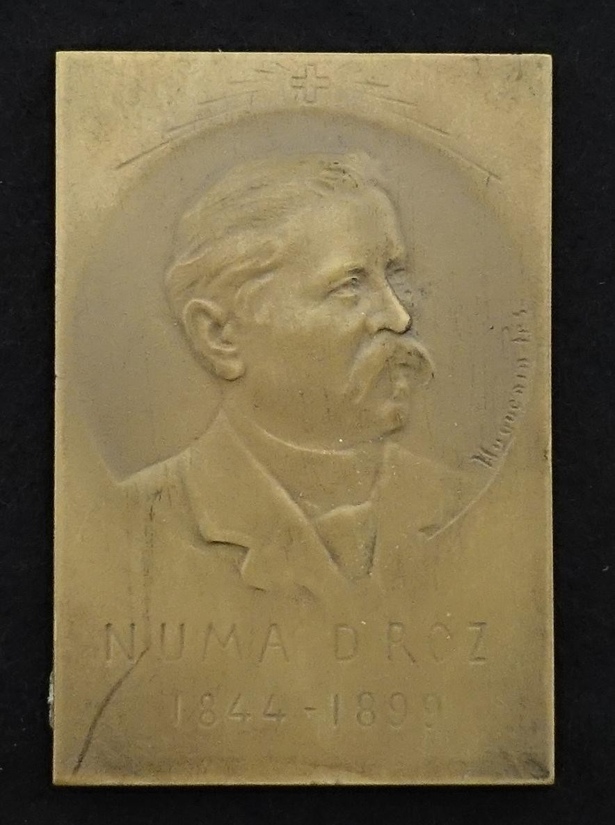 Medaille Numa Droz, Bundesrat (1875 - 1892)