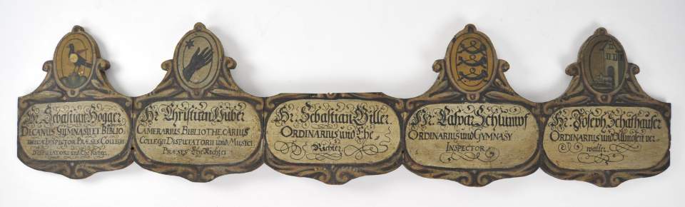 Wappen Locher, Speichermann, Alther, Ziegler