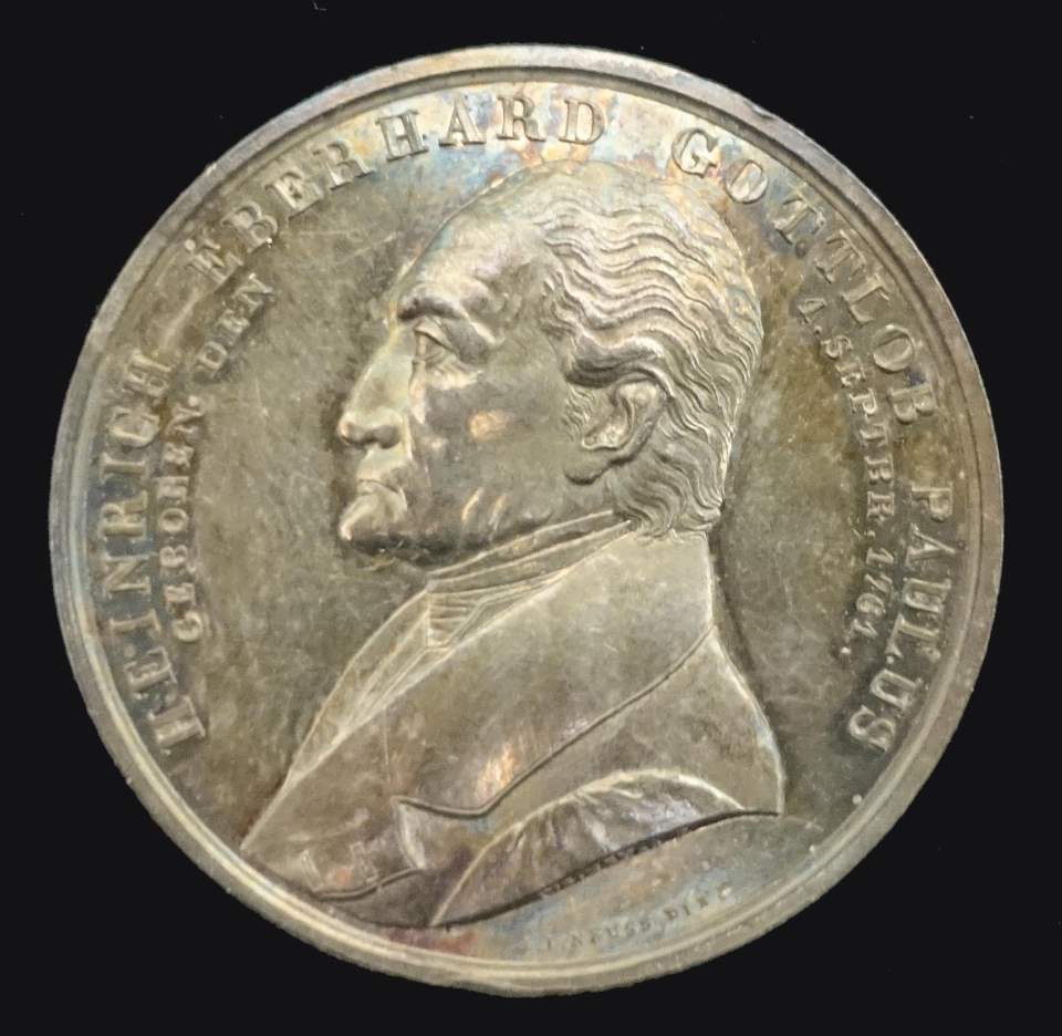 Medaille Heinrich Eberhard Gottlob Paulus, Protestantischer Theologe, Heidelberg (1761 - 1851)