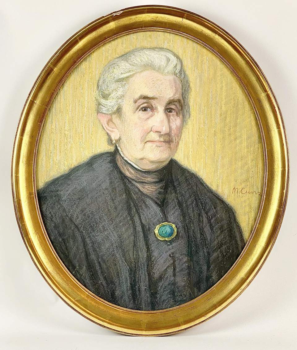 Portrtät Wilhelmine Cunz, Mutter von Martha Cunz