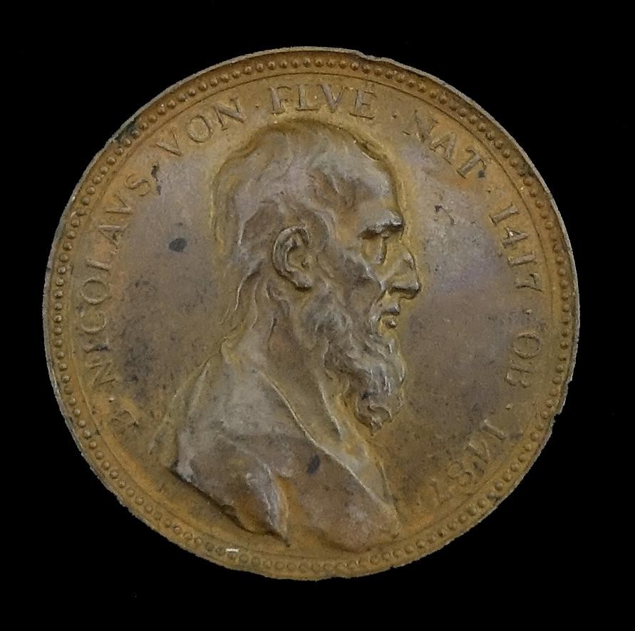 Medaille Niklaus v. d. Flüe 
Einsiedler u. Friedenstifter