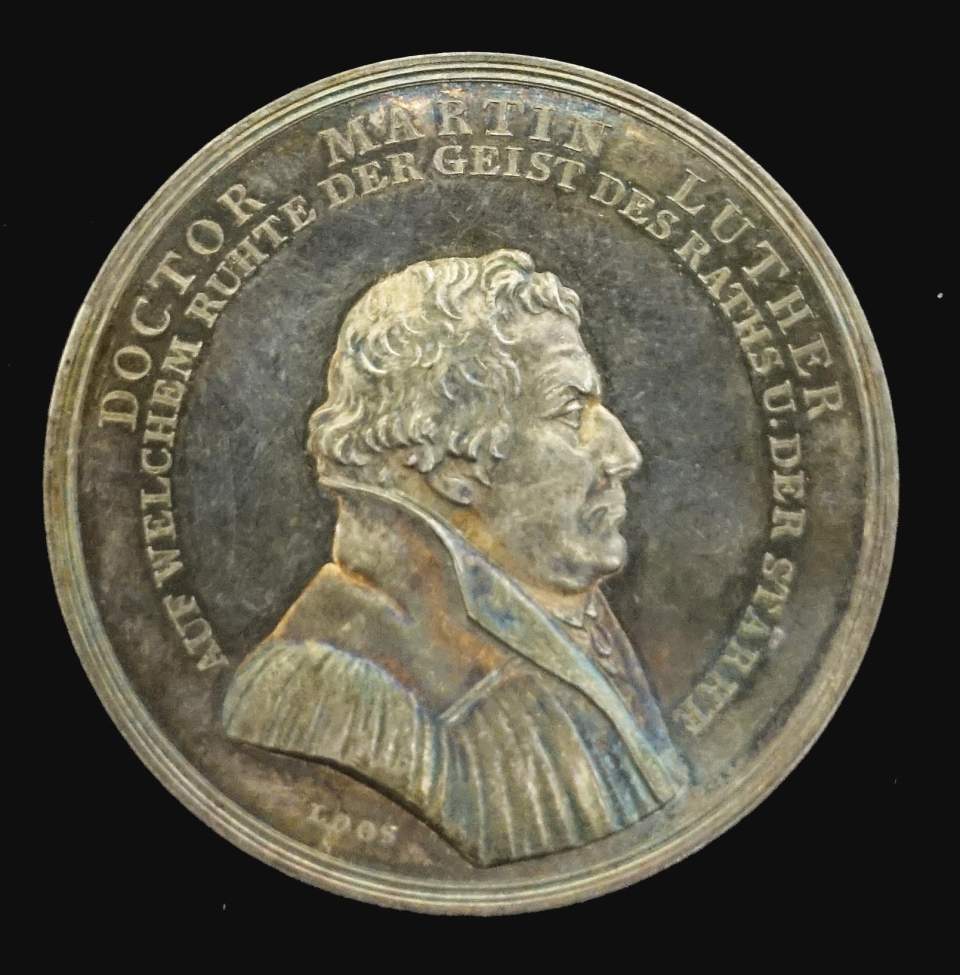 Medaille Martin Luther, Jubelf. d. Reformation