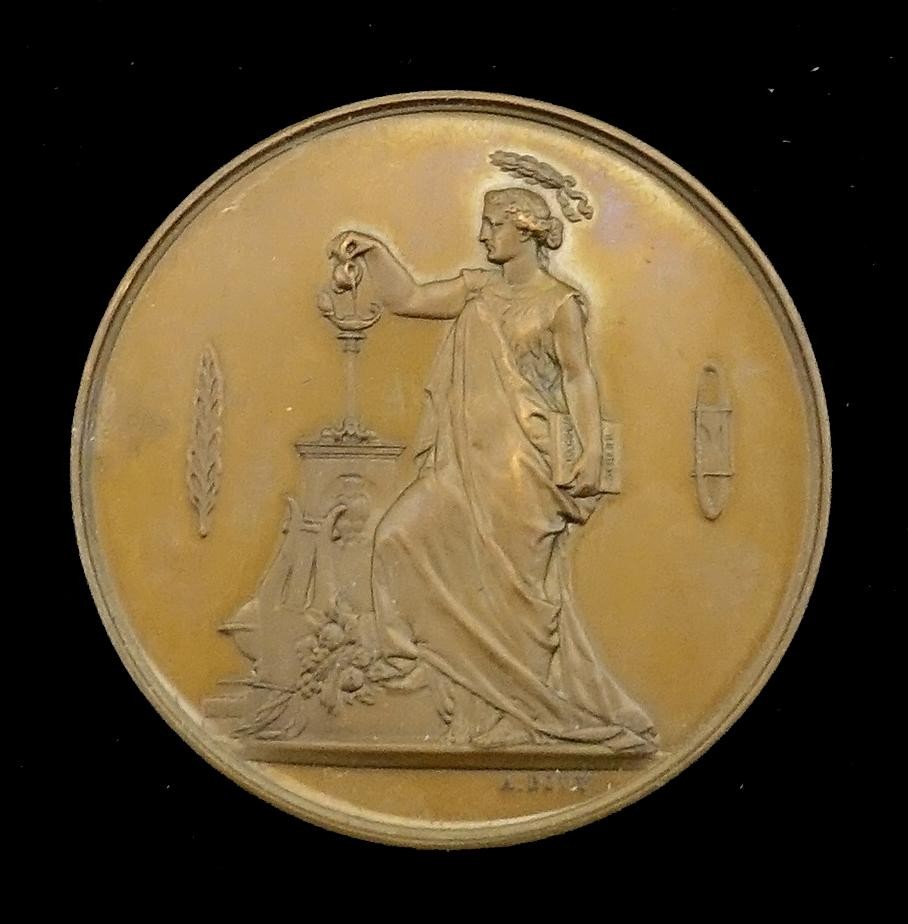Medaille J. Th. Scherr, Pädagoge, Zürich