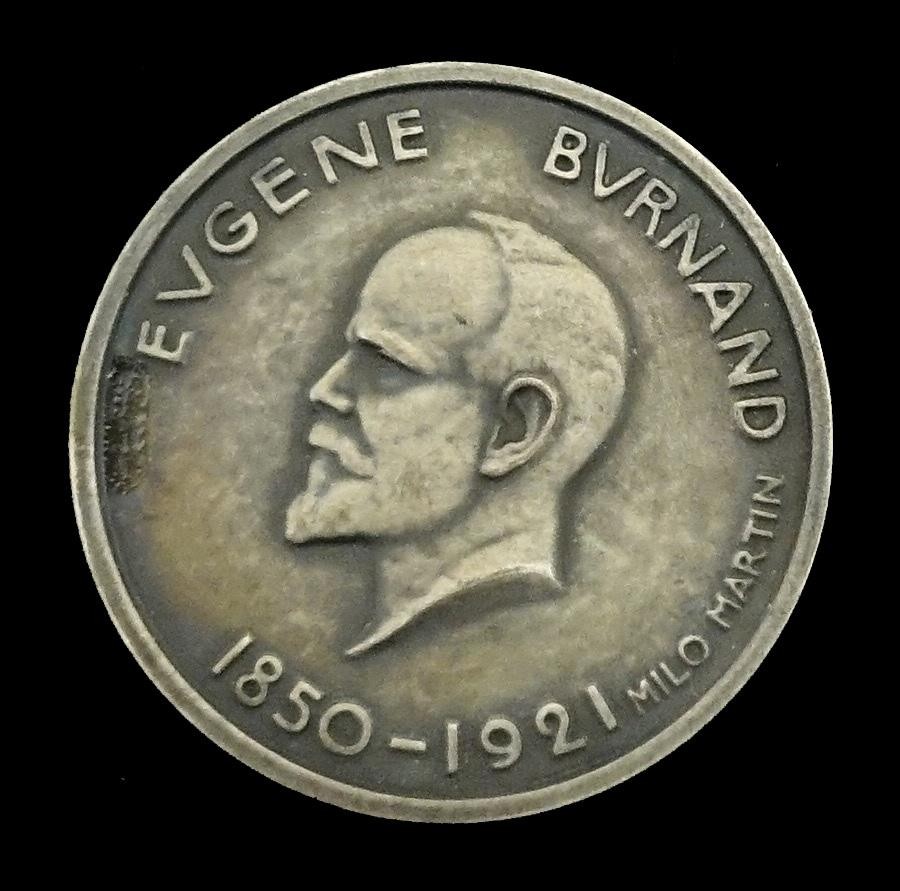 Medaille Eugène Burnand, Soc. Numismatique, Moudon