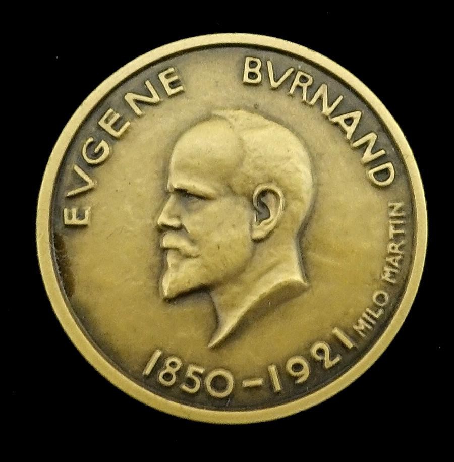 Medaille Eugène Burnand, Soc. Numismatique, Moudon