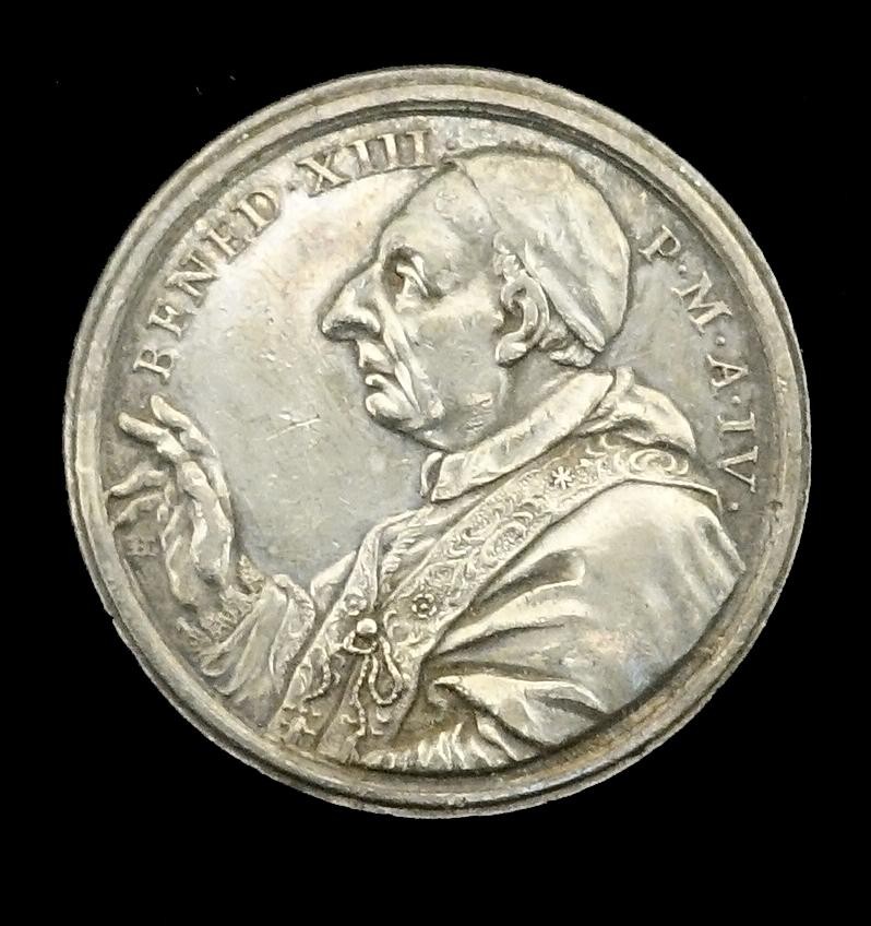 Medaille Papst Benedikt XIII. 1727 - 30