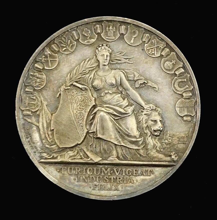 Medaille a. d. Freischiessen der Stadtschützengesellschaft Zürich