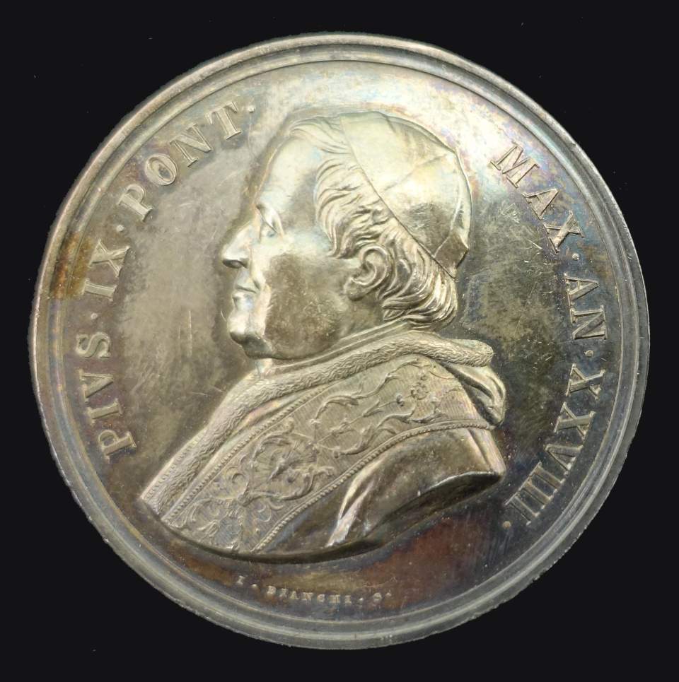 Medaille Papst Pius IX. 1846 - 78