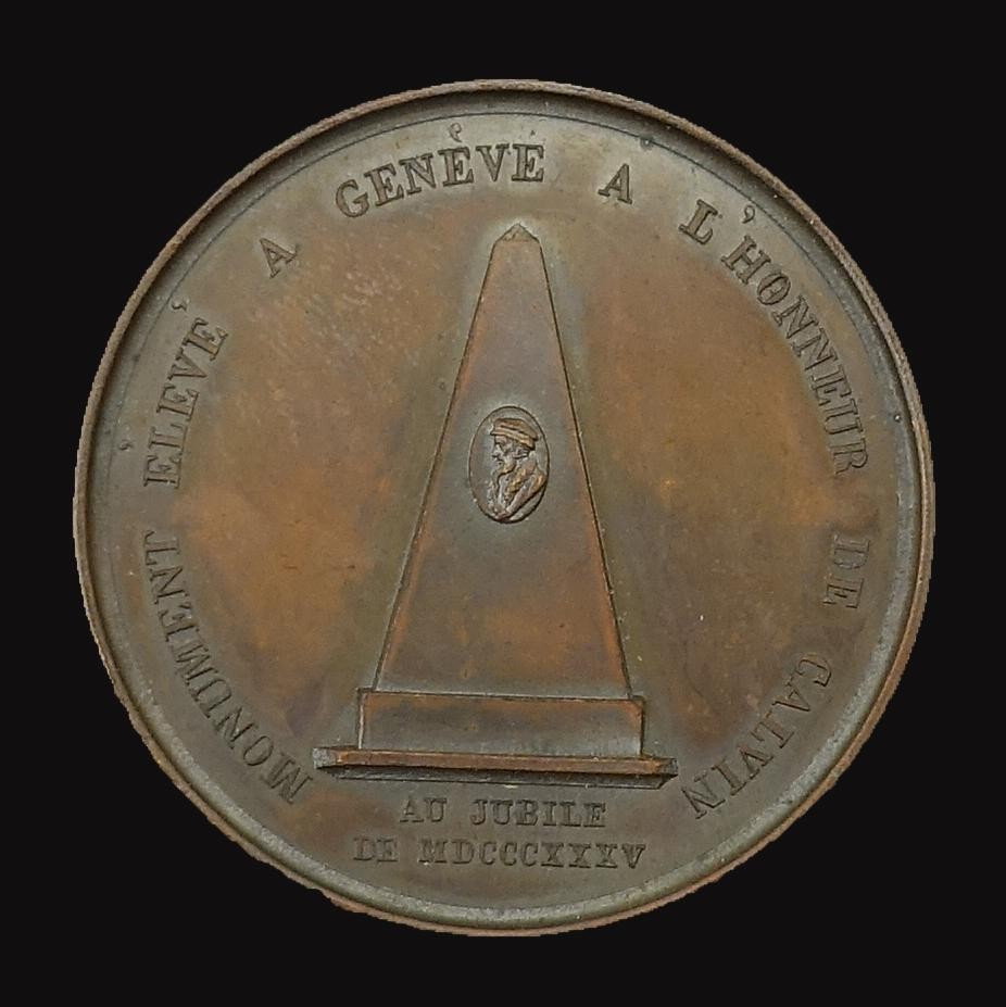 Medaille Calvin-Denkmal in Genf