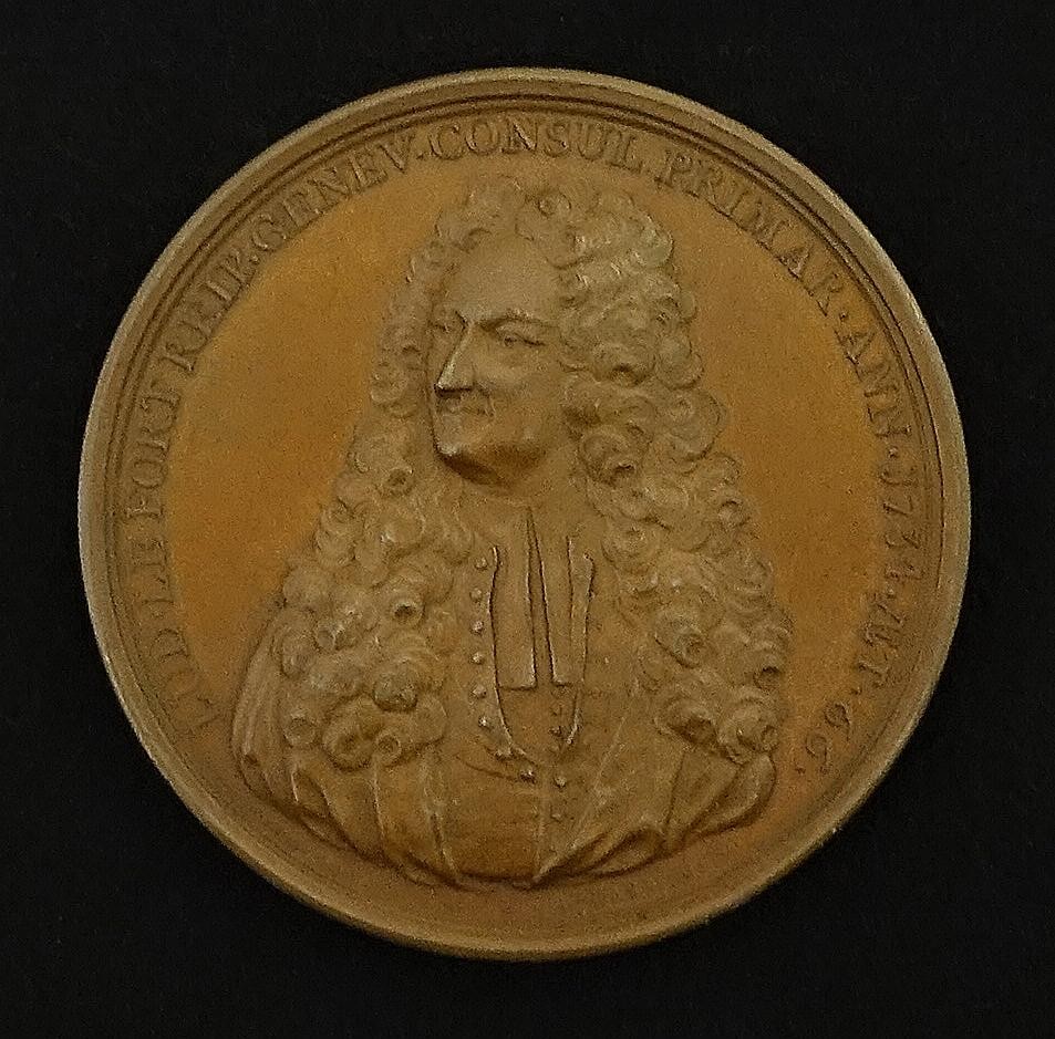 Medaille Syndie Ludwig Le Fort von Genf, Staatsanwalt (1668 - 1743)