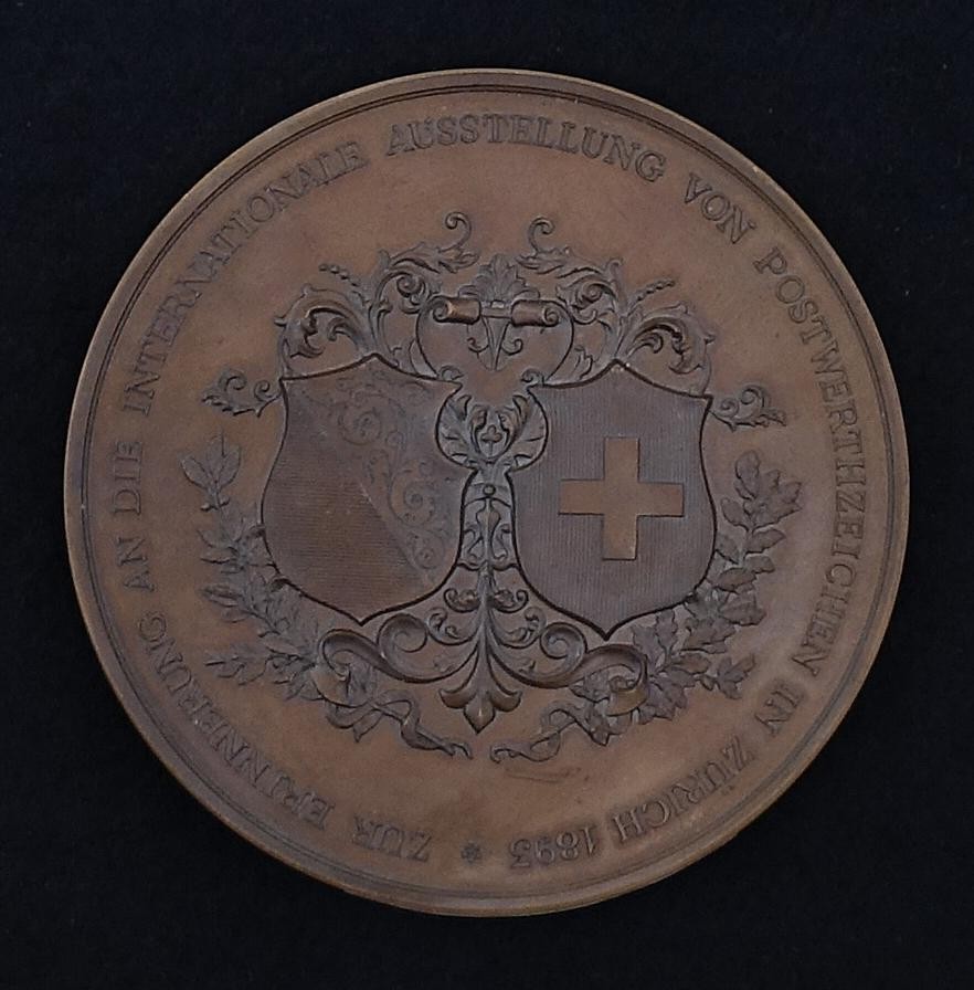 Medaille Internat. Briefmarken - Ausstellung Zürich