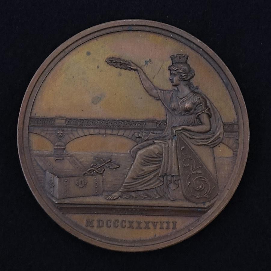 Medaille Ing. L. Negrelli, Zürich, Erbauer d. Münsterbrücke