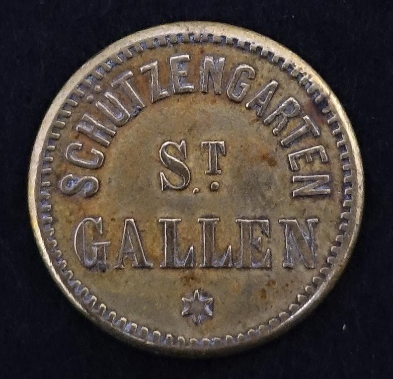 Medaille Biermarke Schützengarten