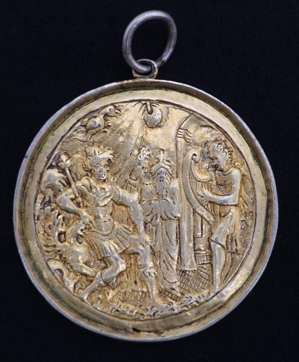 Medaille König Saul m. David