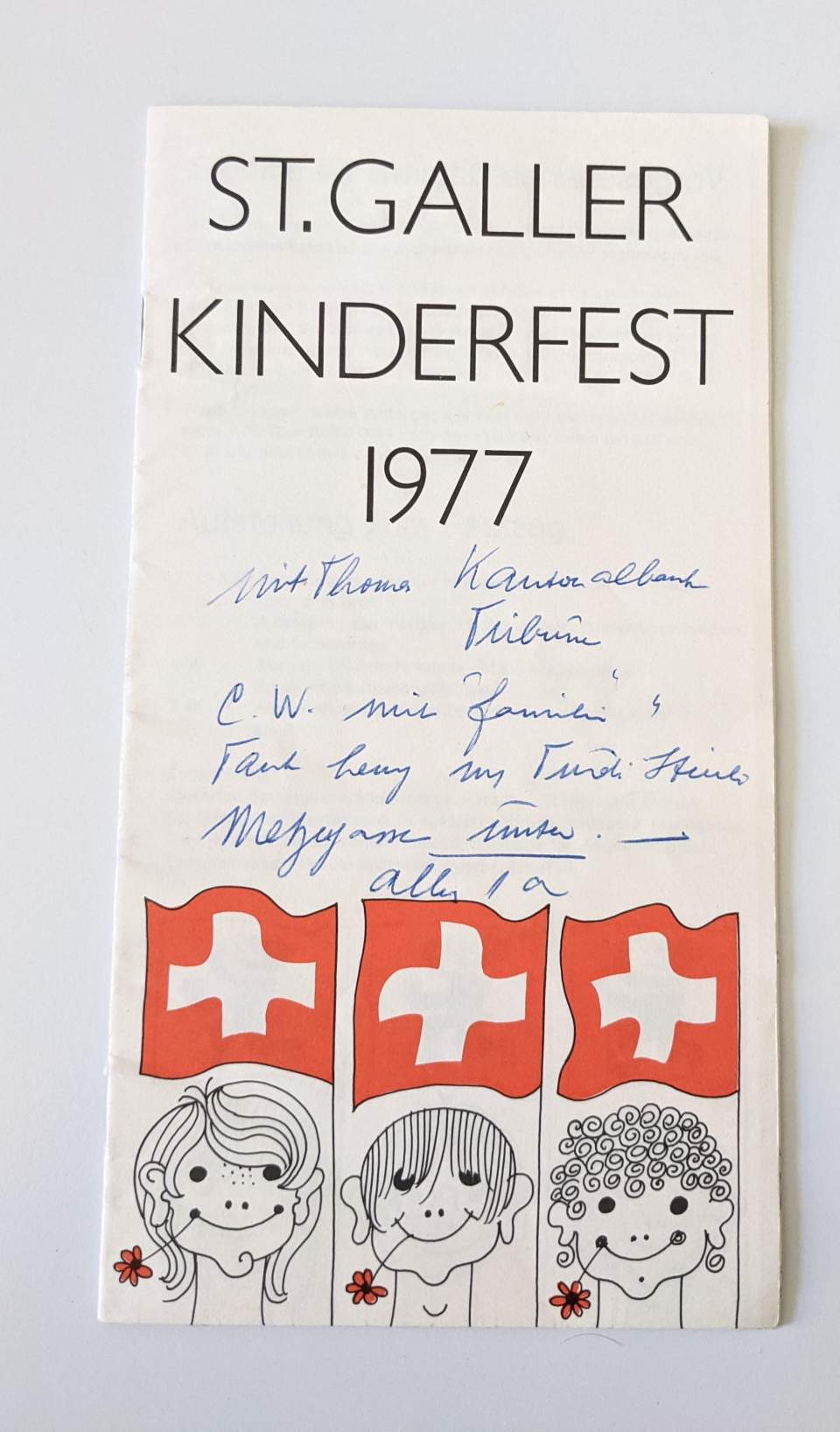 St. Galler Kinderfest-Broschüre, Festschrift