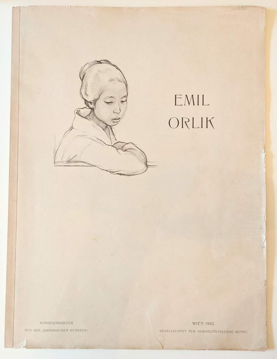 Emil Orlik - Sonderabdruck aus den "graphischen Künsten"