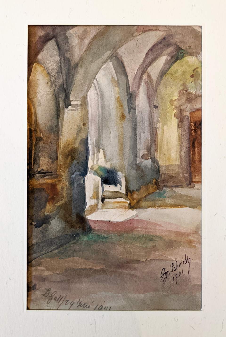 Aquarell Georg Schmidt