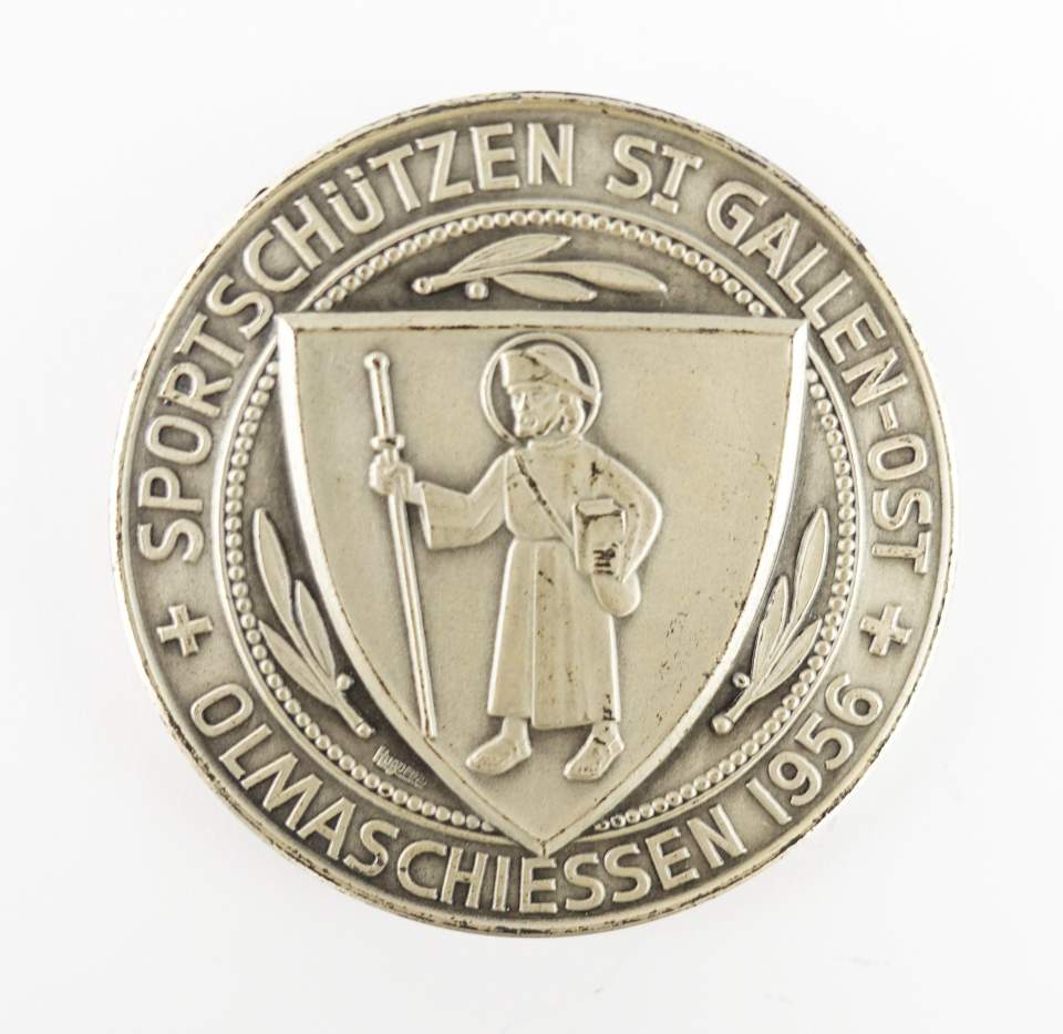 Schützenmedaille Olmaschiessen 1956, Glarus