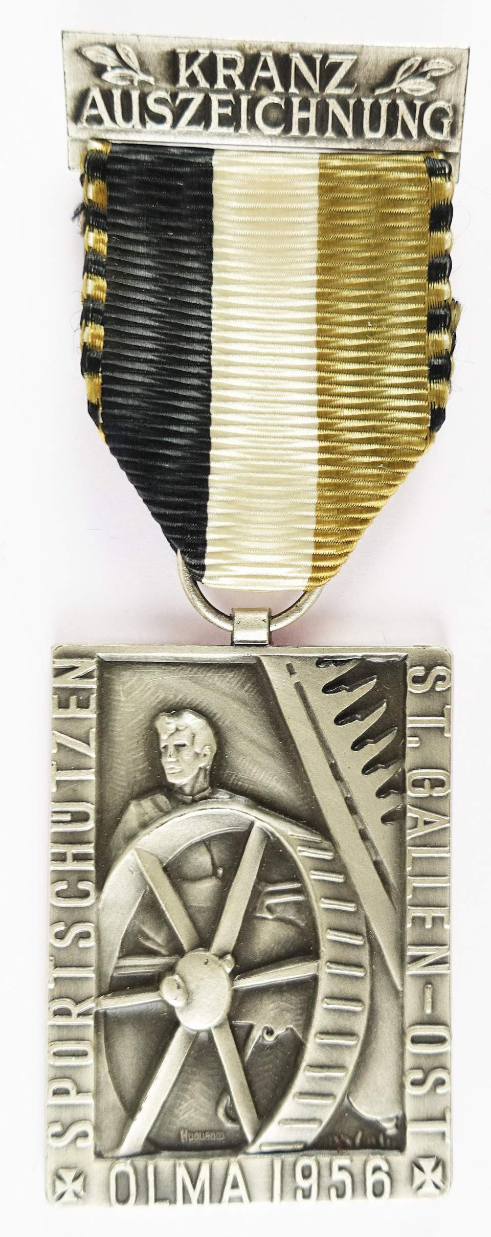 Schützenmedaille Olmaschiessen Kranzschütze 1956