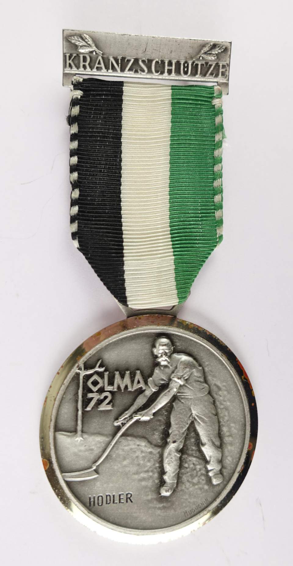 Schützenmedaille Olmaschiessen Kranzschütze 1972