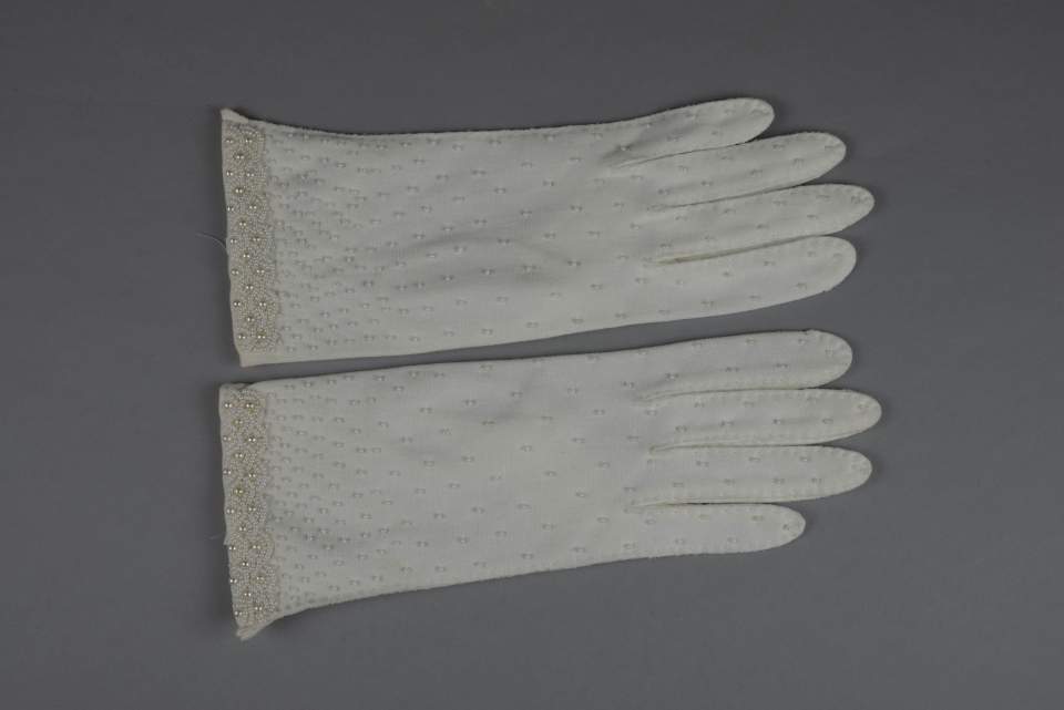 1 Paar Damenhandschuhe, Handschuhe