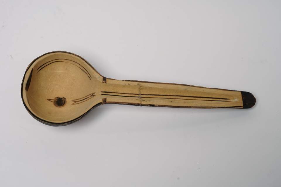 Schöpflöffel, Kalebasse