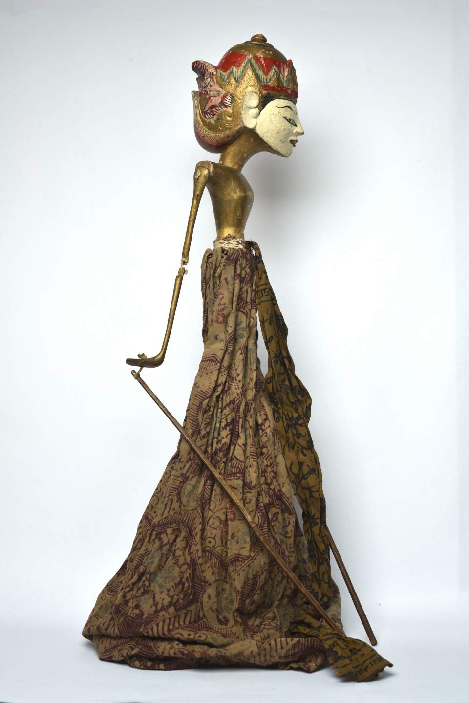 Javanische Stabpuppe des Wayang Golek-Theaters, edler Charakter