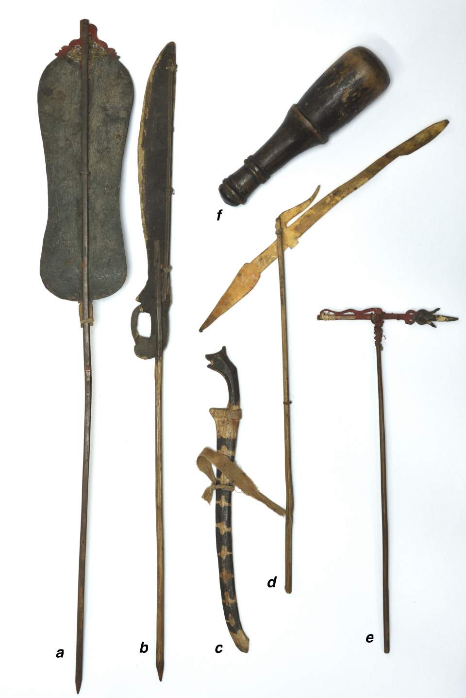 Zubehör für javanische Stabpuppen des Wayang Golek-Theaters