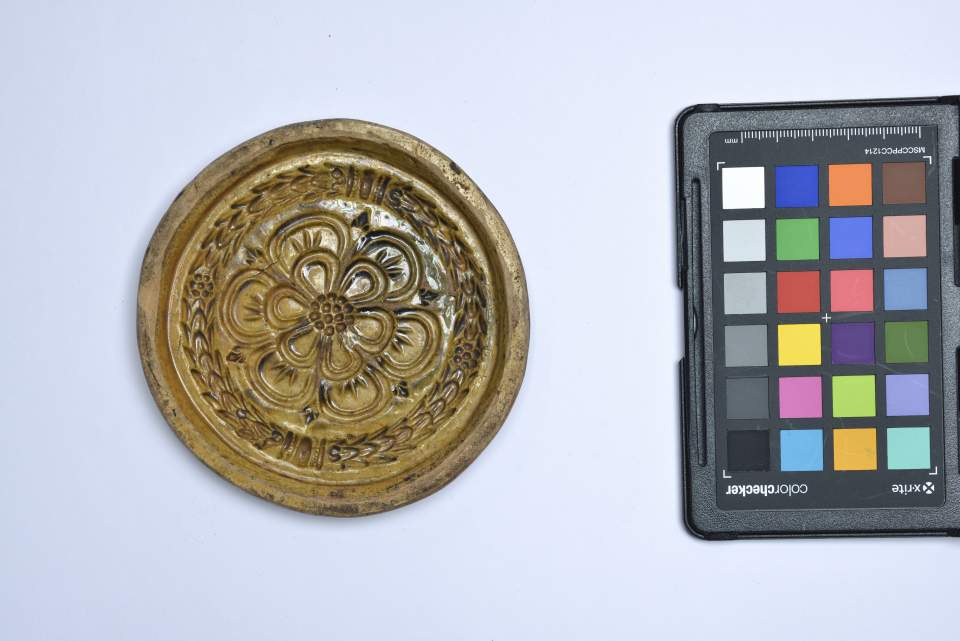 Gebäckmodel mit Rosenmotiv aus der Sammlung der Konditorei Burkart in St.Gallen, Bibermodel