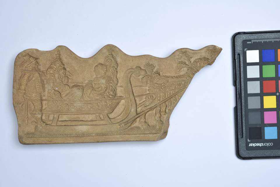 Gebäckmodel mit Schlittenmotiv aus der Sammlung der Konditorei Burkart in St.Gallen, Bibermodel