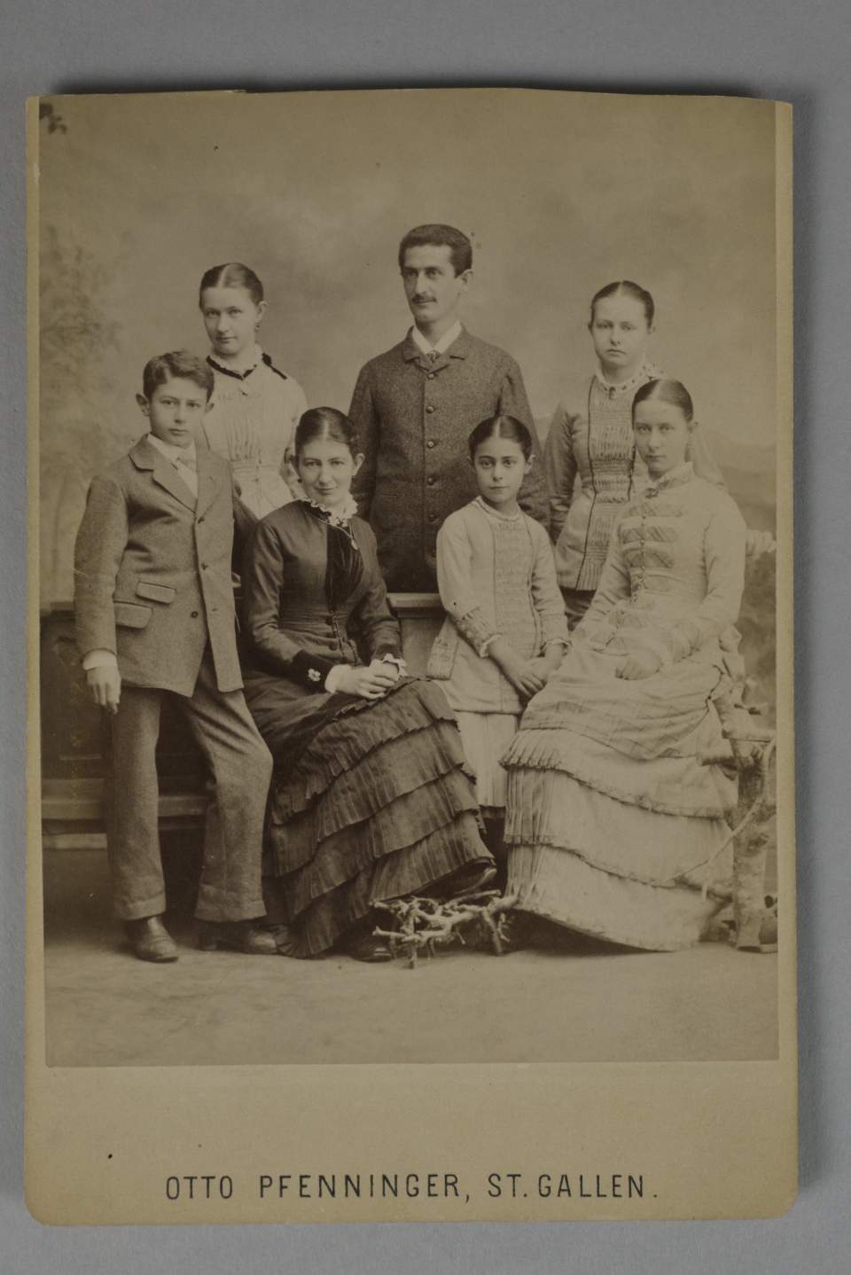 Fotografie, Porträt der Familie Zäch