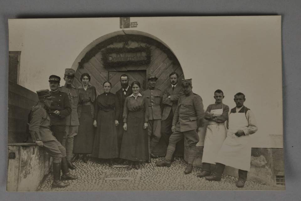 5 Fotografien, Erinnerungen an den Wehrdienst in Graubünden 1917