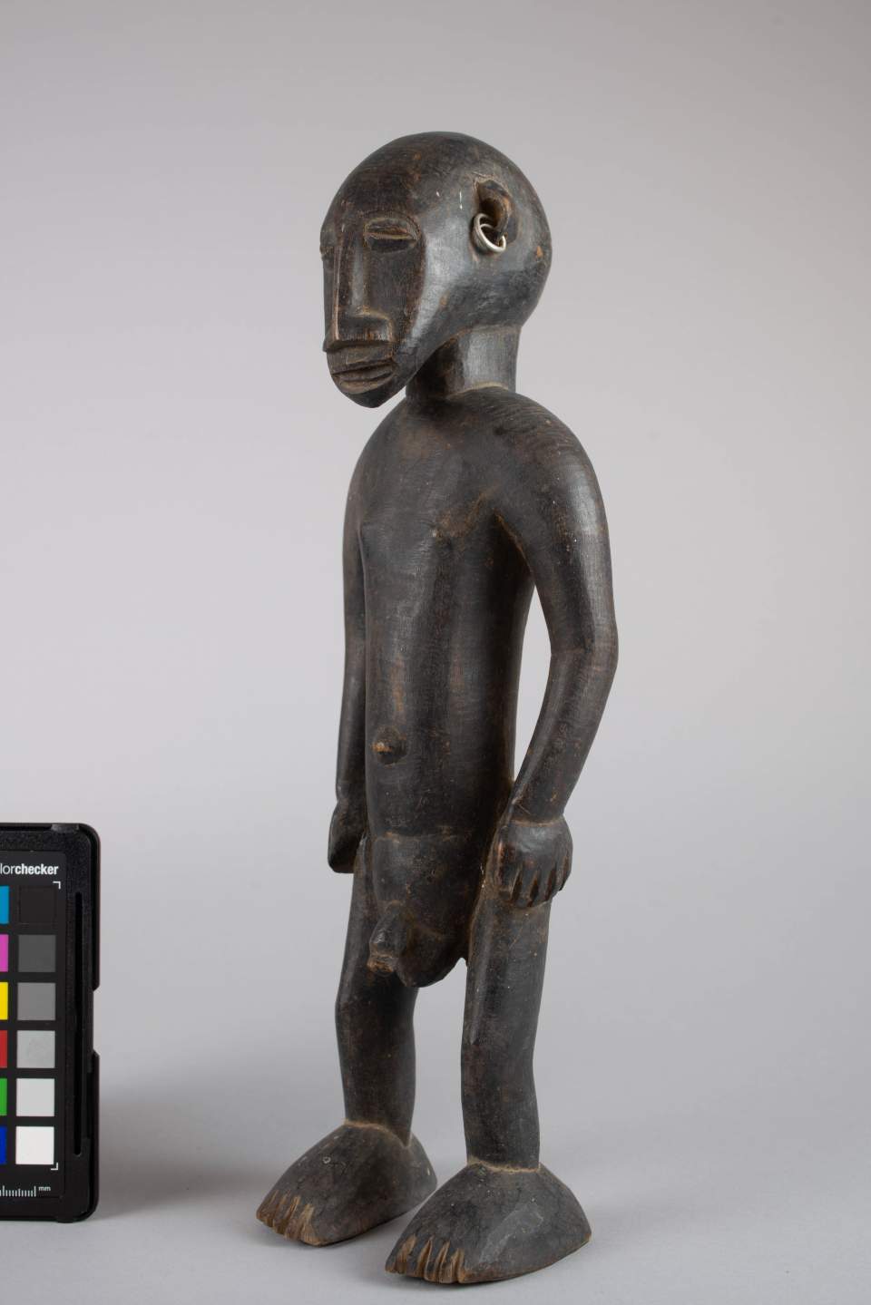 Holzfigur, männliche Figur 