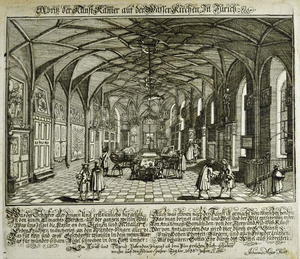 Neujahrsblatt der Burgerbibliothek Zürich für 1688