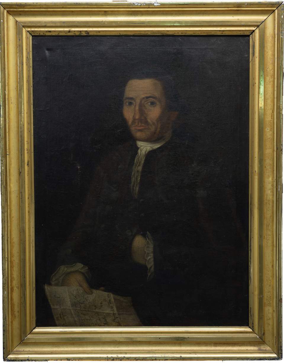 Bildnis des Oswald Sulser (geb. 1736), Azmoos, Landammann 1783 Geschlecht stammt aus Wartau