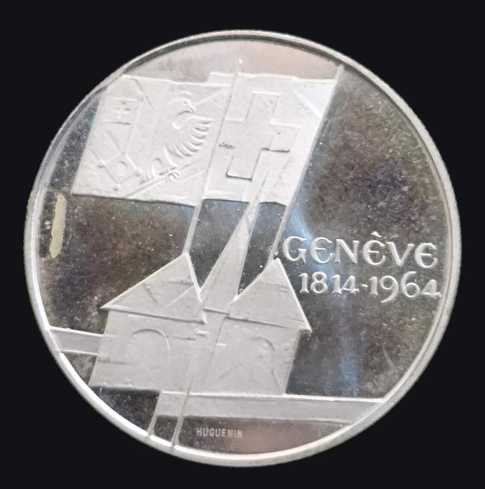 Medaille 150 Jahre Genf im Bund
